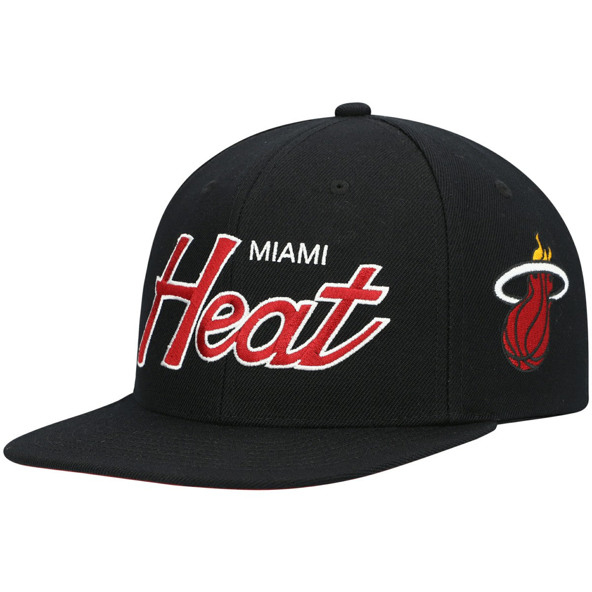 NBA Miami Heat Hardwood Classics Script 2.0 Snapback Hat