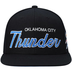 NBA Oklahoma City Thunder Hardwood Classics Script 2.0 Snapback Hat