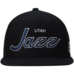 NBA Utah Jazz Hardwood Classics Script 2.0 Snapback Hat