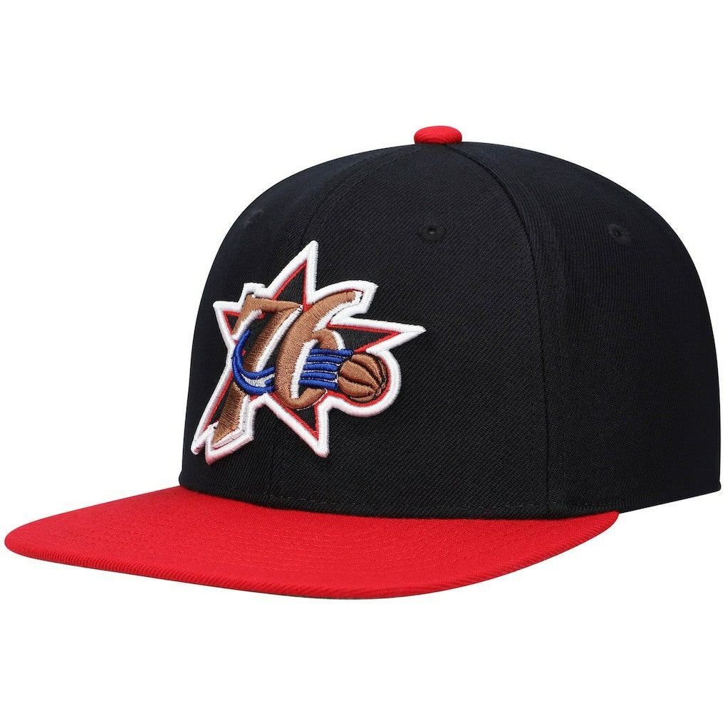 NBA Philadelphia 76ers Hardwood Classics Team Two-Tone 2.0 Snapback Hat