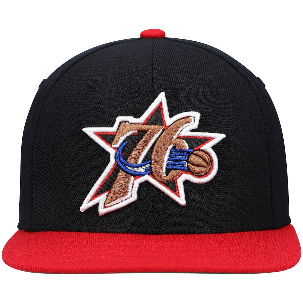 NBA Philadelphia 76ers Hardwood Classics Team Two-Tone 2.0 Snapback Hat