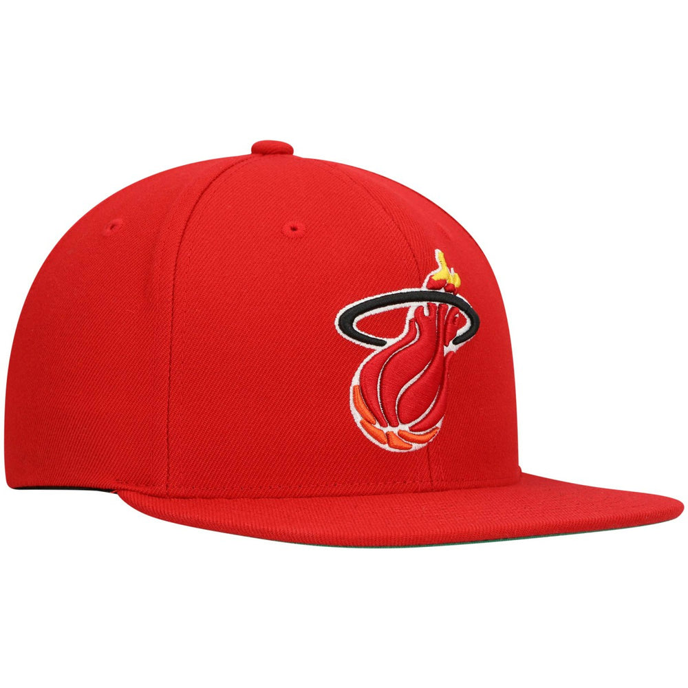 NBA Miami Heat Hardwood Classics Team Ground 2.0 Snapback Hat