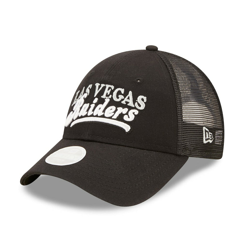 Women's Team Trucker 9FORTY Snapback Hat - Las Vegas Raiders