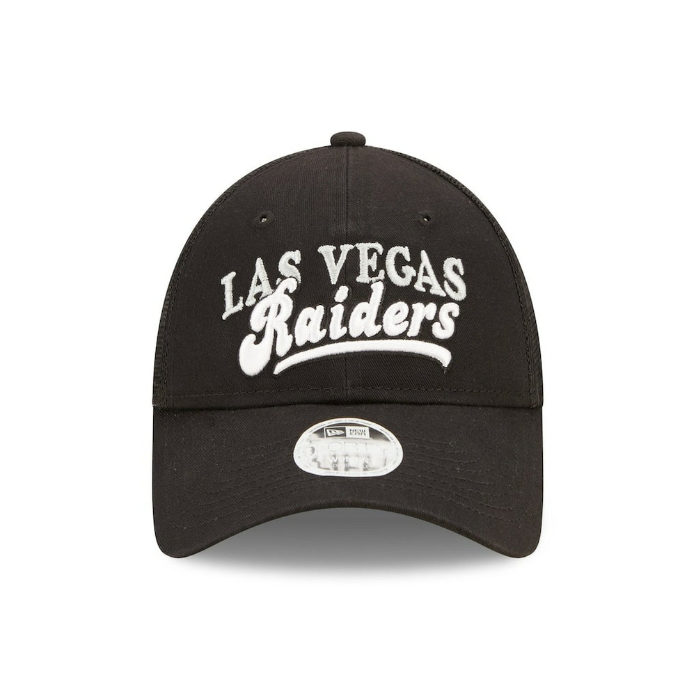 Women's Team Trucker 9FORTY Snapback Hat - Las Vegas Raiders