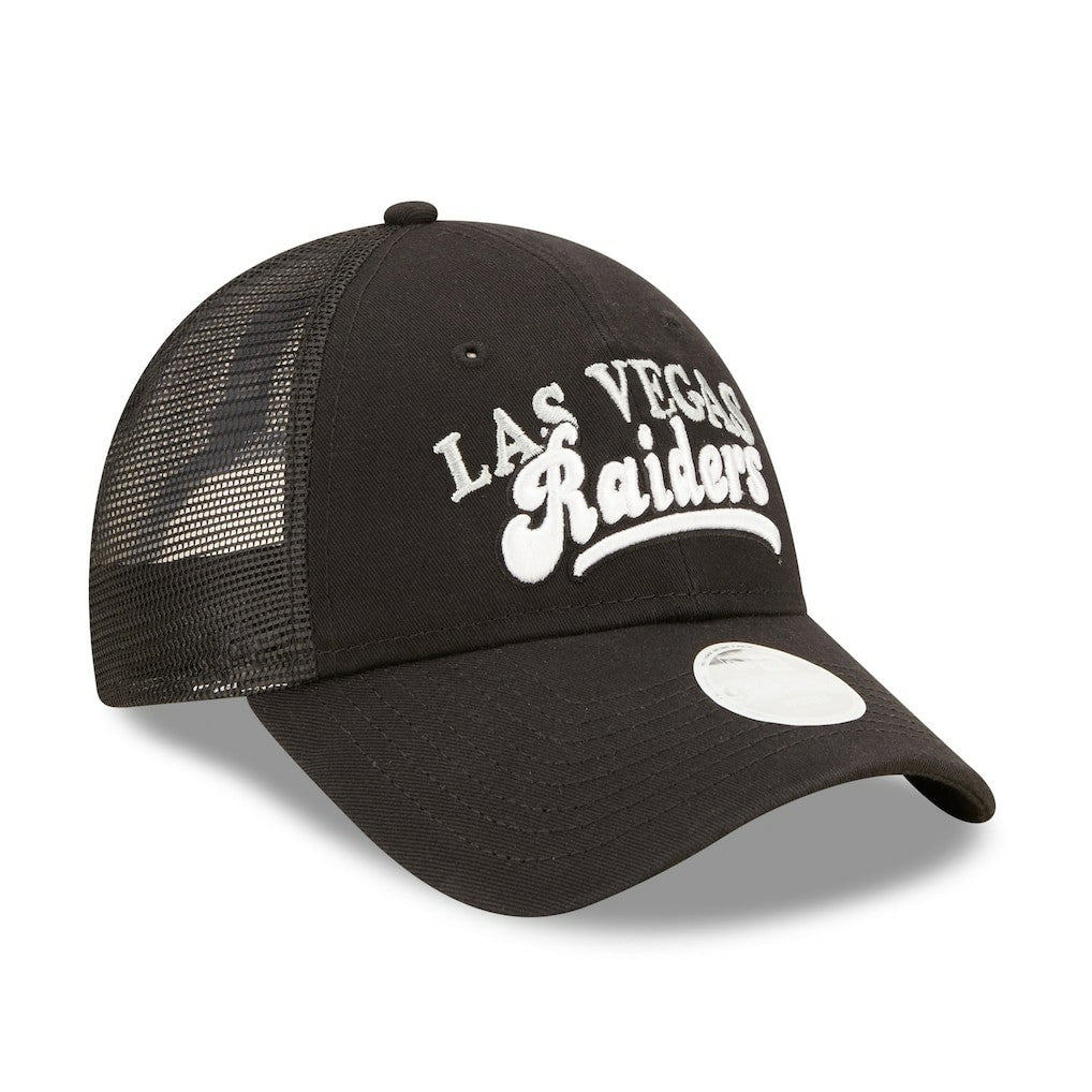 Women's Team Trucker 9FORTY Snapback Hat - Las Vegas Raiders
