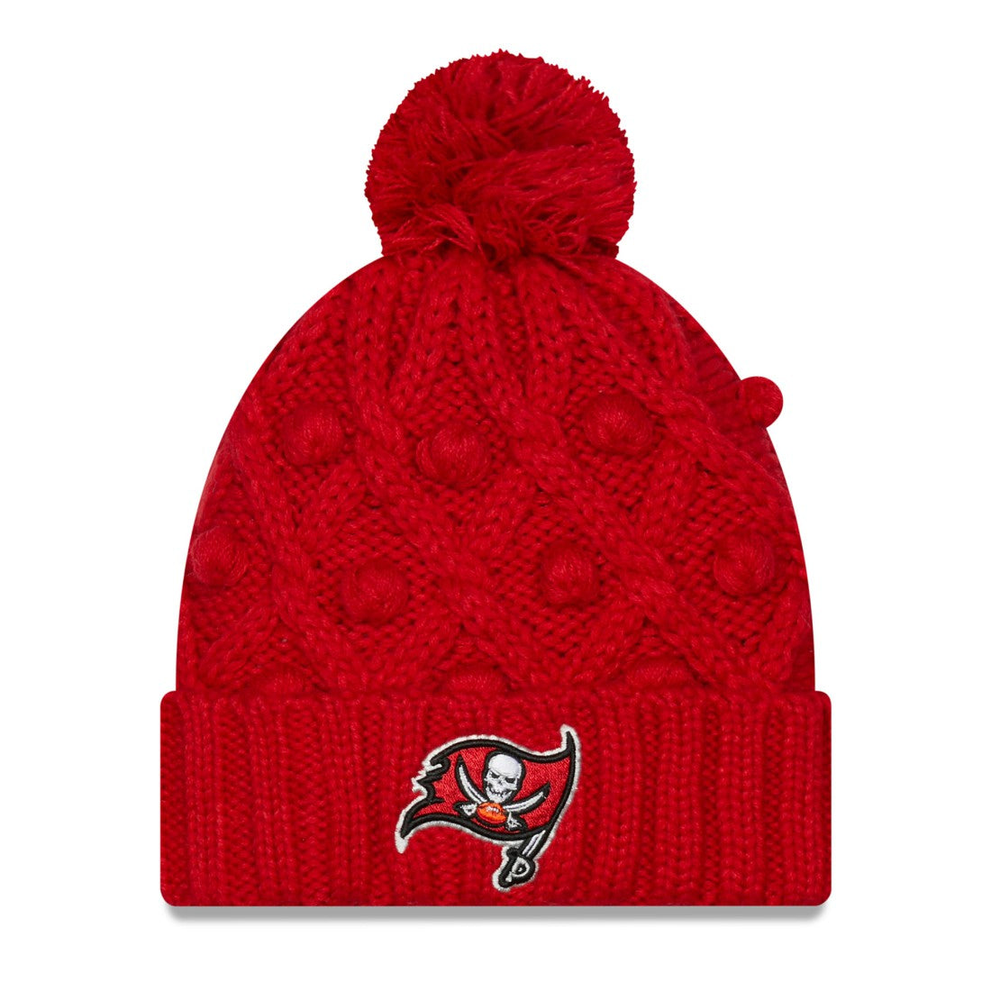Women's Toasty Cuffed Knit Hat with Pom - Tampa Bay Buccaneers