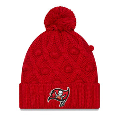 Women's Toasty Cuffed Knit Hat with Pom - Tampa Bay Buccaneers