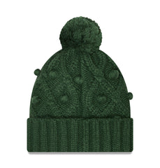 Women's Toasty Cuffed Knit Hat with Pom - Green Bay Packers