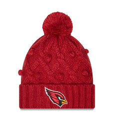 Women's Toasty Cuffed Knit Hat with Pom - Arizona Cardinals