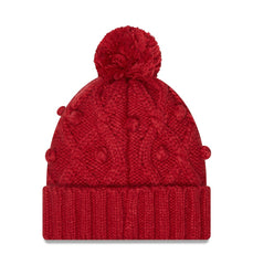 Women's Toasty Cuffed Knit Hat with Pom - Arizona Cardinals