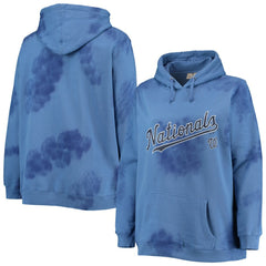 MLB Washington Nationals Women's Plus Size Cloud Pullover Hoodie