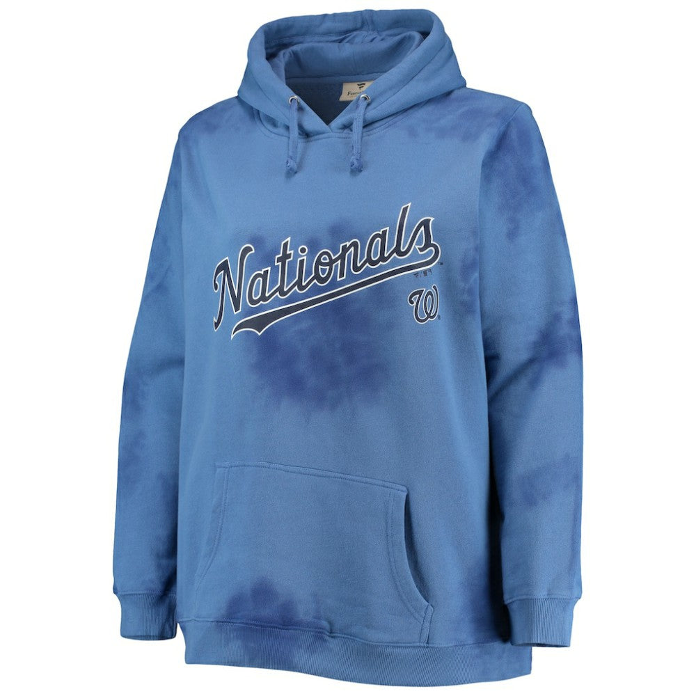 MLB Washington Nationals Women's Plus Size Cloud Pullover Hoodie