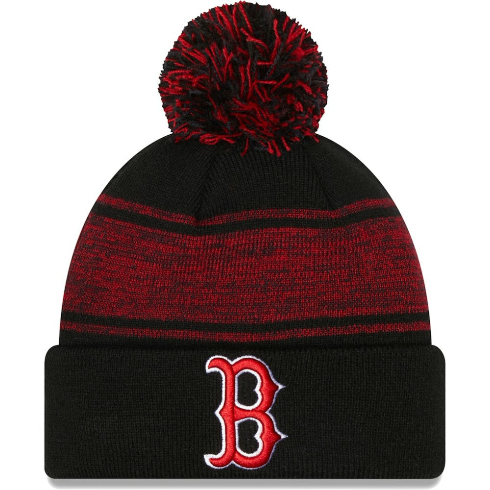 MLB Boston Red Sox New Era Chilled Cuffed Knit Hat with Pom