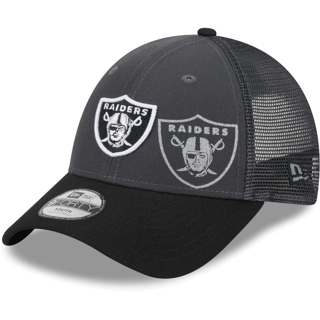 Youth Reflect 9FORTY Adjustable Hat - Las Vegas Raiders
