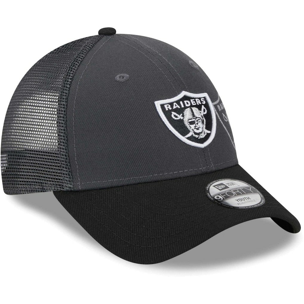 Youth Reflect 9FORTY Adjustable Hat - Las Vegas Raiders