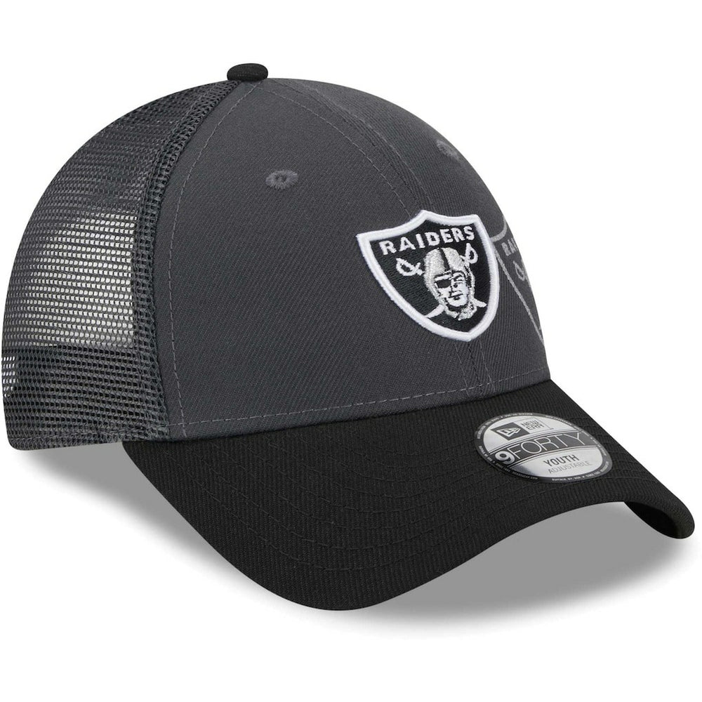 Youth Reflect 9FORTY Adjustable Hat - Las Vegas Raiders