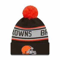Preschool Repeat Cuffed Knit Hat with Pom - Cleveland Browns