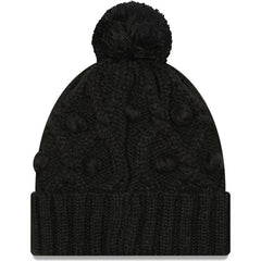 Girls Youth Toasty Cuffed Knit Hat with Pom - Pittsburgh Steelers