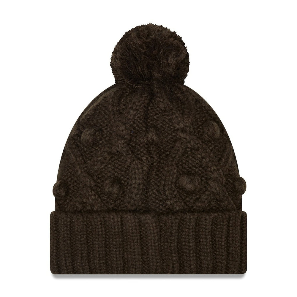 Girls Youth Toasty Cuffed Knit Hat with Pom - Cleveland Browns