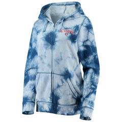 MLB Chicago Cubs New Era Women's Tie-Dye Full-Zip Hoodie