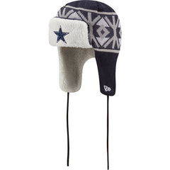 Knit Trapper Hat - Dallas Cowboys