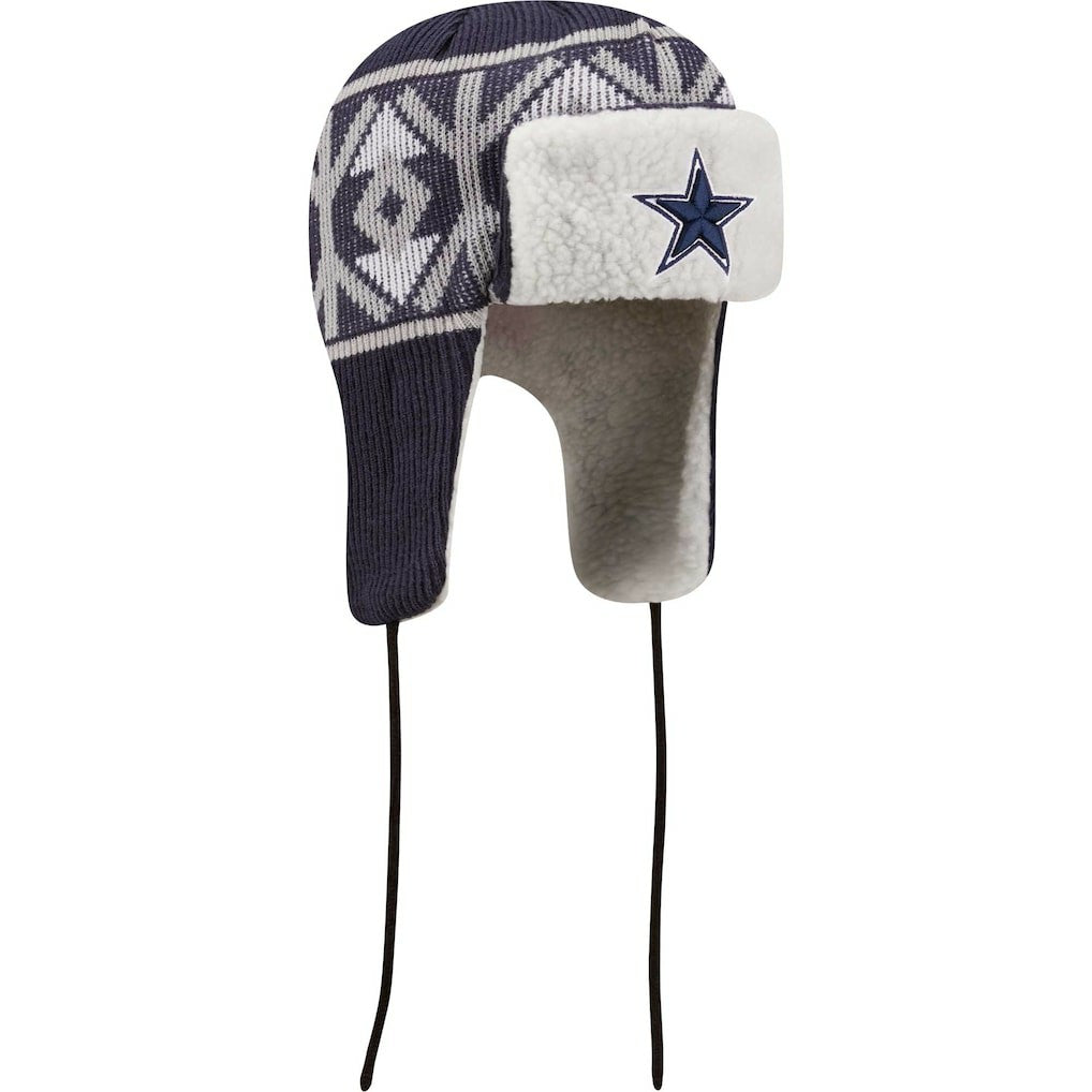 Knit Trapper Hat - Dallas Cowboys