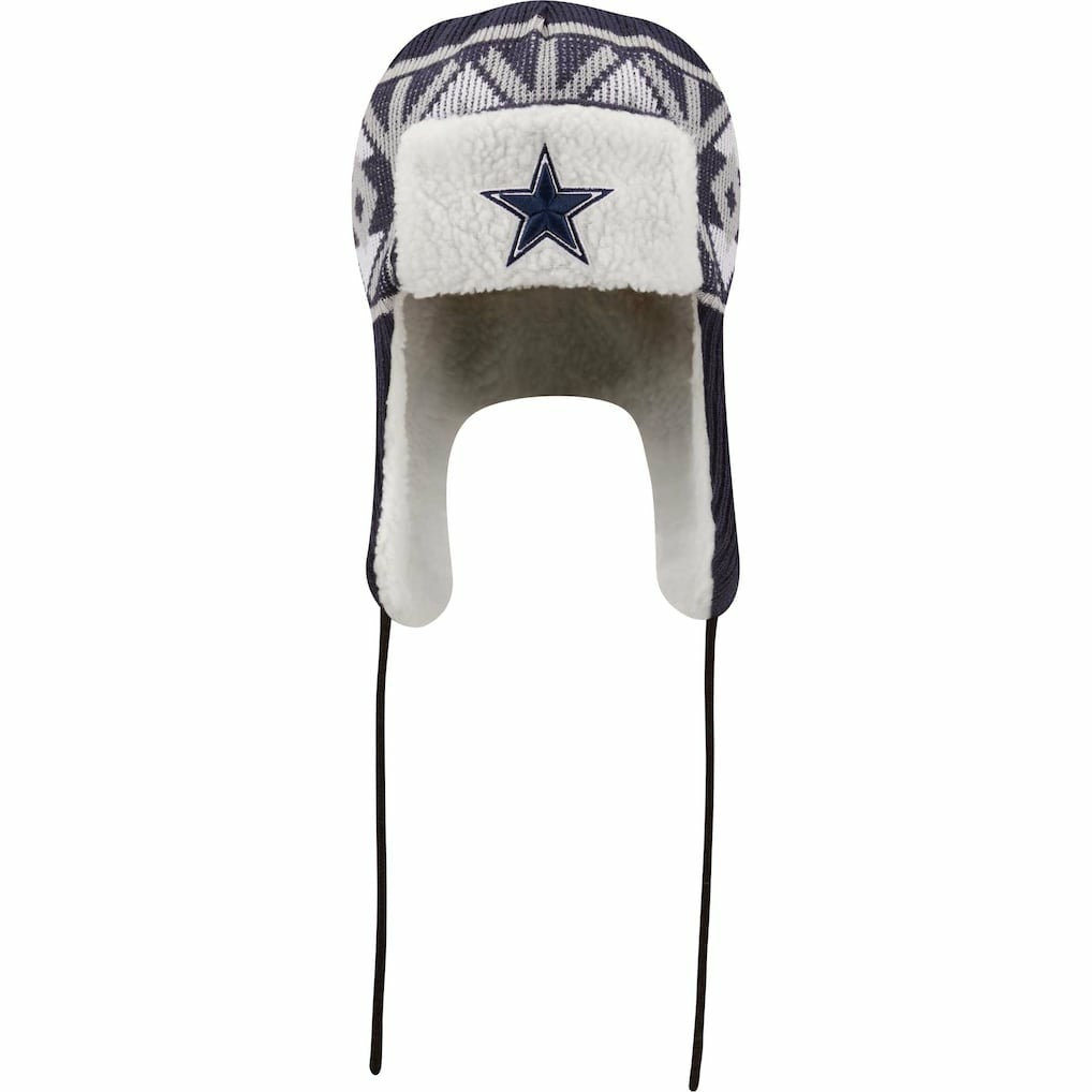 Knit Trapper Hat - Dallas Cowboys