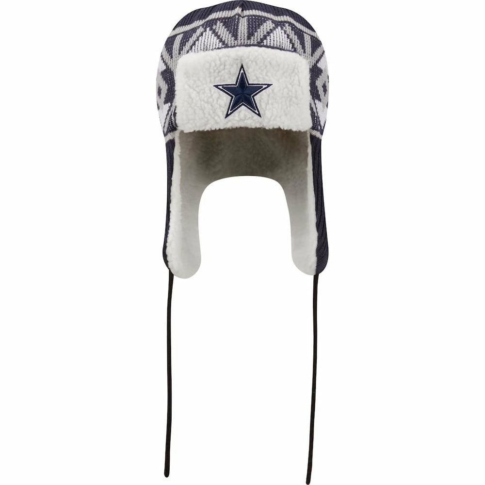 Knit Trapper Hat - Dallas Cowboys