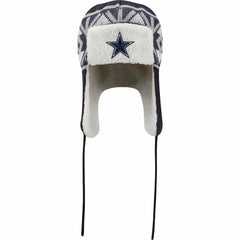 Knit Trapper Hat - Dallas Cowboys