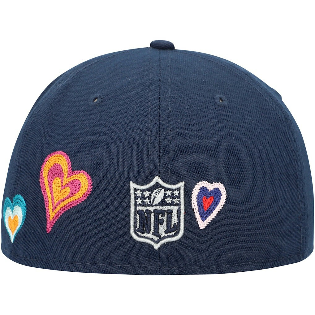 Chain Stitch Heart 59FIFTY Fitted Hat - Dallas Cowboys
