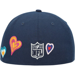 Chain Stitch Heart 59FIFTY Fitted Hat - Dallas Cowboys