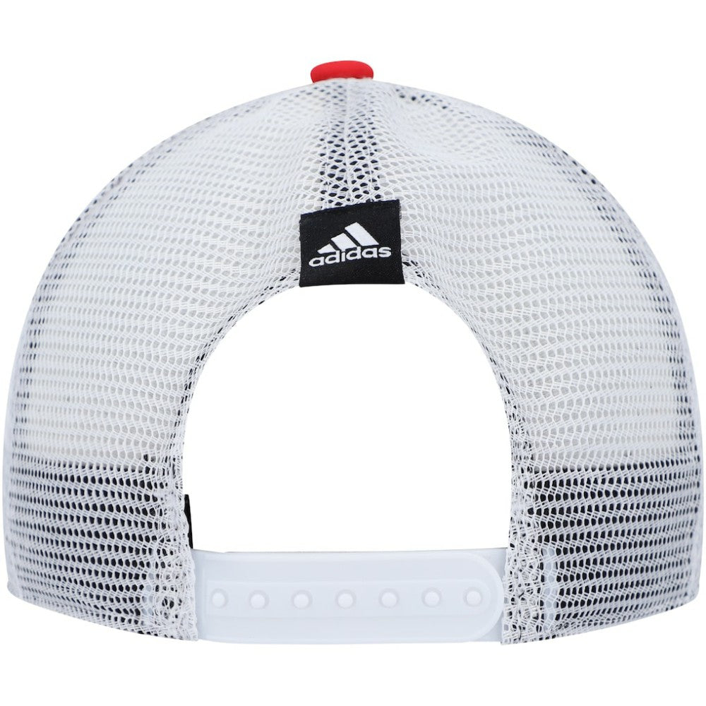NHL Red/White Chicago Blackhawks adidas Women's Graphic Foam Trucker Snapback Hat