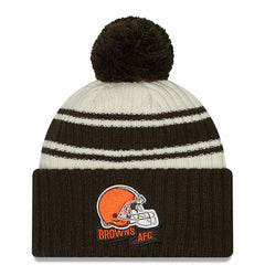 2022 Sideline Sport Cuffed Pom Knit Hat - Cleveland Browns