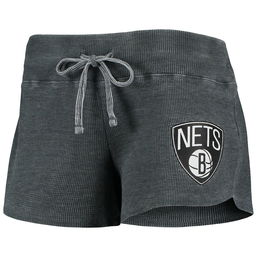 NBA Brooklyn Nets Concepts Sport Women's Resurgence Slub Burnout Raglan Top & Shorts Sleep Set