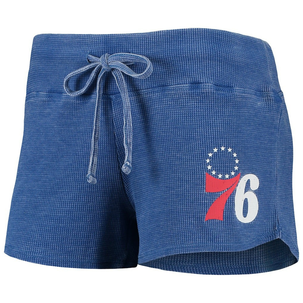 NBA Philadelphia 76ers Concepts Sport Women's Resurgence Slub Burnout Raglan Top & Shorts Sleep Set