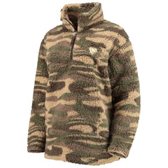 NHL Camo Pittsburgh Penguins G-III Sports by Carl Banks Women's Sherpa Quarter-Zip Jacket
