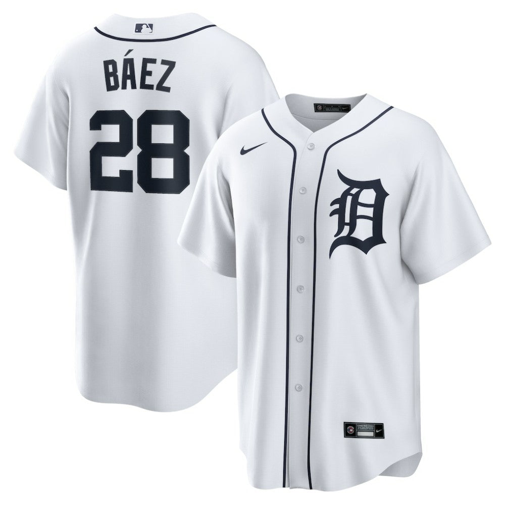 MLB Javier Baez Detroit Tigers Nike Home Replica Player Jersey