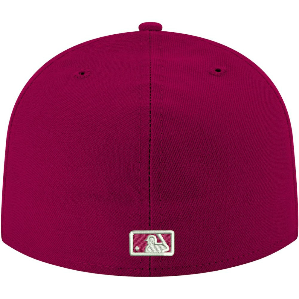 MLB Washington Nationals New Era White Logo 59FIFTY Fitted Hat