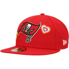 Chain Stitch Heart 59FIFTY Fitted Hat - Tampa Bay Buccaneers