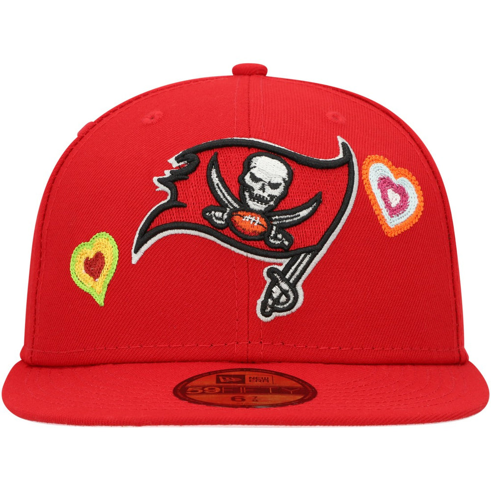 Chain Stitch Heart 59FIFTY Fitted Hat - Tampa Bay Buccaneers