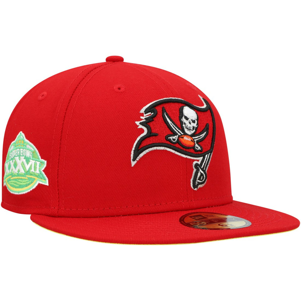 Super Bowl XXXVII Citrus Pop 59FIFTY Fitted Hat - Tampa Bay Buccaneers