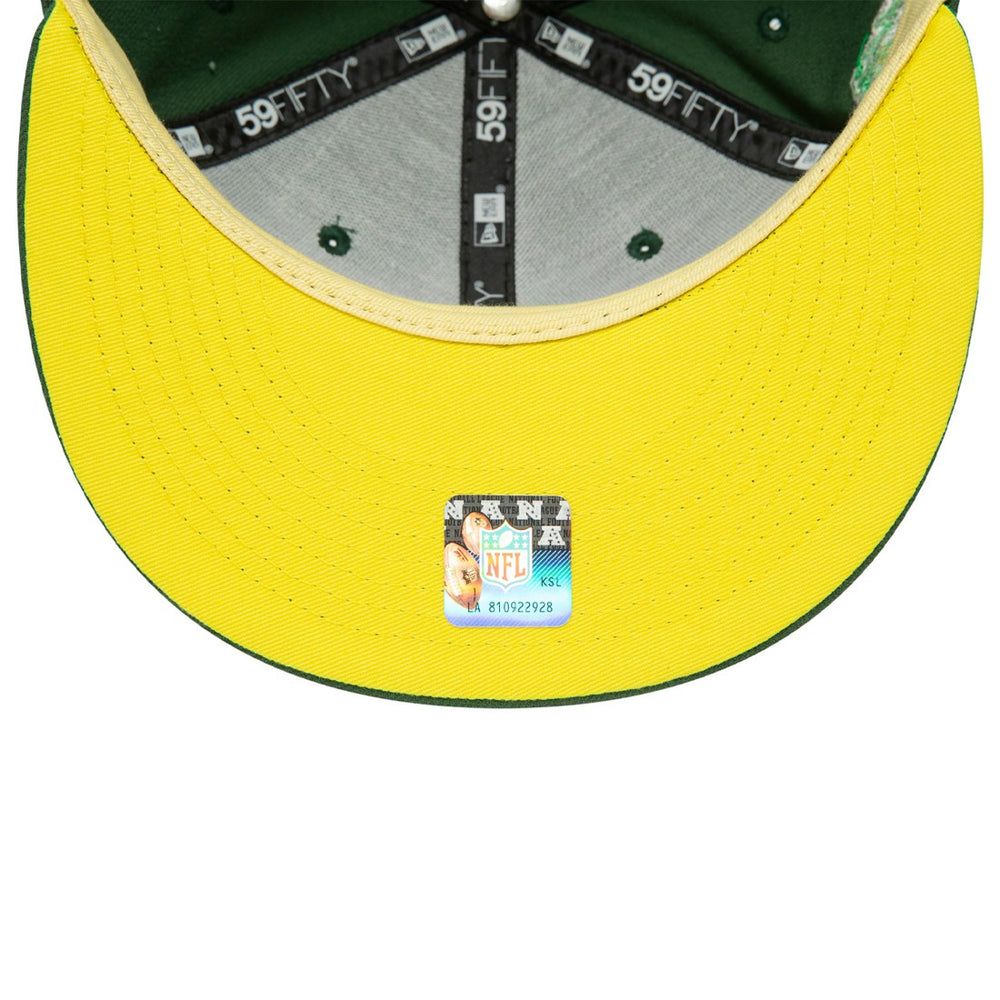 Super Bowl XXXI Citrus Pop 59FIFTY Fitted Hat - Green Bay Packers