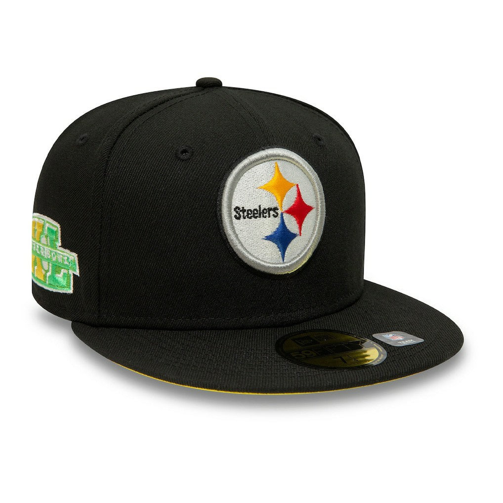 Super Bowl XL Citrus Pop 59FIFTY Fitted Hat - Pittsburgh Steelers