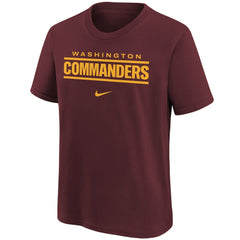 Youth Wordmark T-Shirt - Washington Commanders