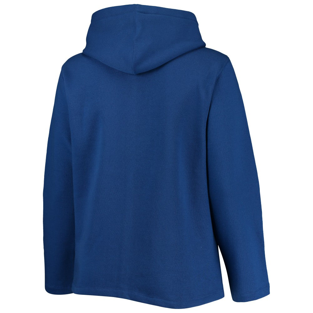 MLB New York Mets Soft as a Grape Women's Plus Size Side Split Pullover Hoodie