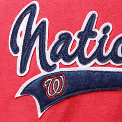 MLB Washington Nationals Soft as a Grape Women's Plus Size Side Split Pullover Hoodie