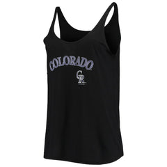 MLB Colorado Rockies Soft as a Grape Women's Slouchy Tank Top