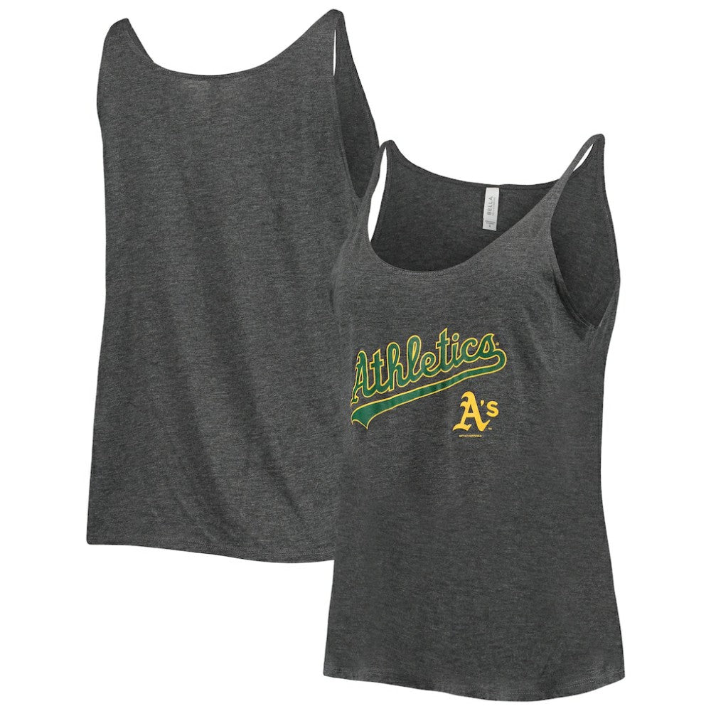 MLB Athletics Soft as a Grape Women's Slouchy Tank Top