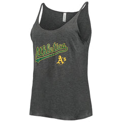 MLB Athletics Soft as a Grape Women's Slouchy Tank Top