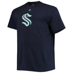 NHL Deep Sea Blue Philipp Grubauer Seattle Kraken Fanatics Big & Tall Name & Number T-Shirt